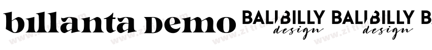 billanta demo字体转换